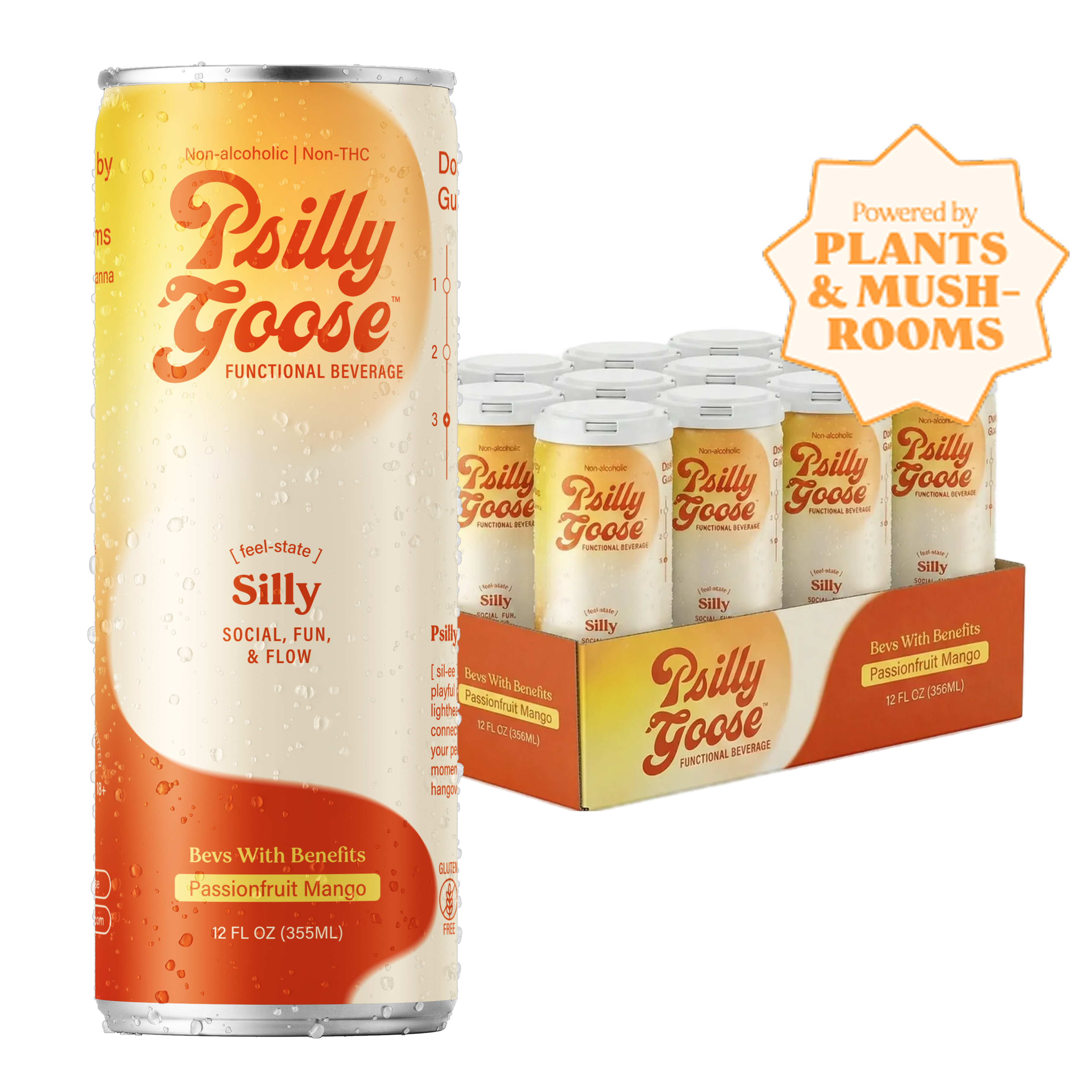Psilly Goose Silly 4-Pack Passionfruit Mango