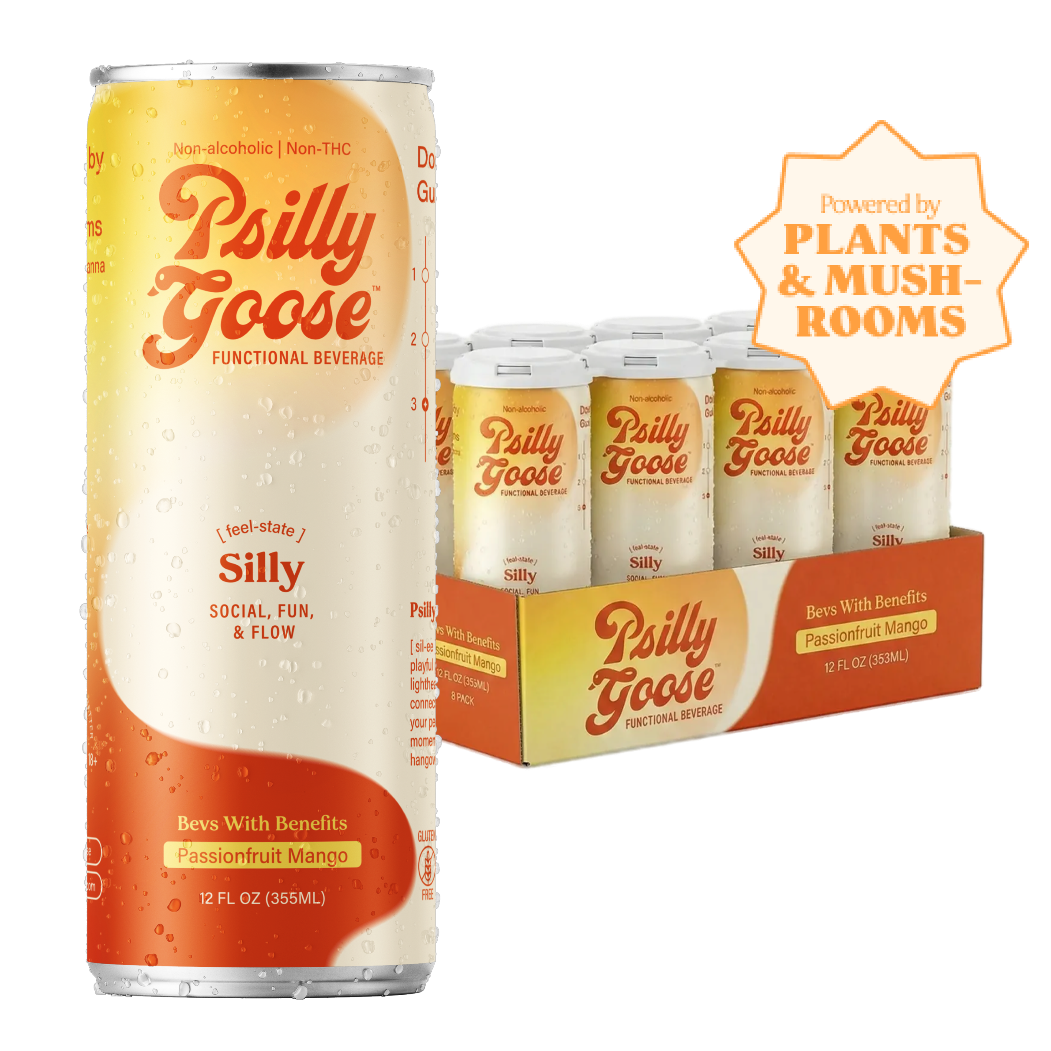 Psilly Goose Silly 4-Pack Passionfruit Mango